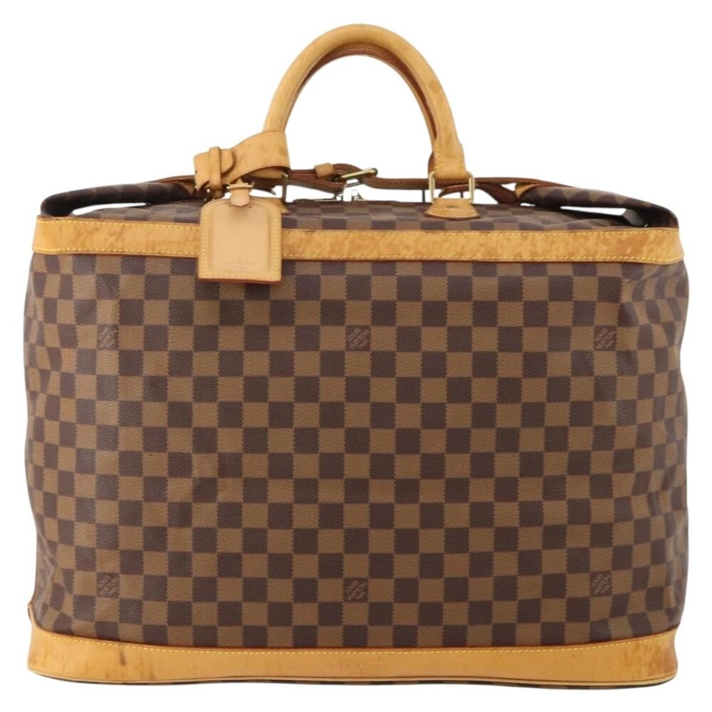 Louis Vuitton Damier Ebene Cruiser Boston Bag 45 100th Anniversary Brown